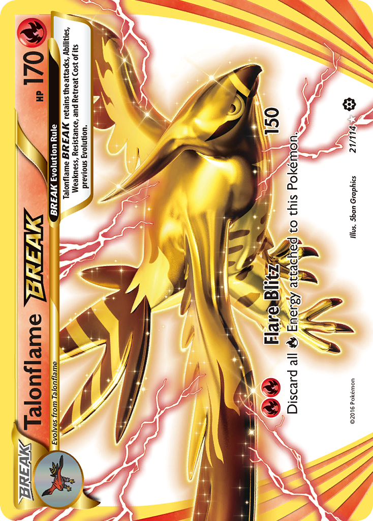 Steam Siege Talonflame BREAK #21/114