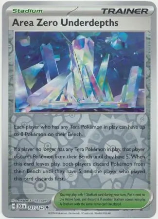 Stellar Crown Area Zero Underdepths #131/142 reverse holo