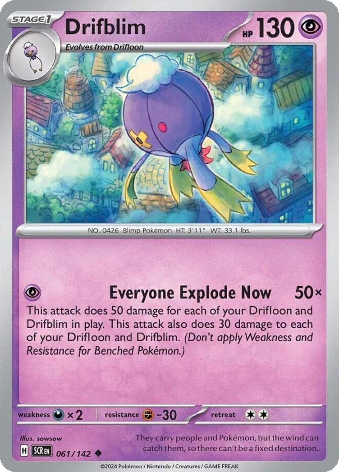 Stellar Crown Drifblim #61/142