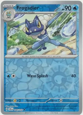 Stellar Crown Frogadier #40/142 reverse holo