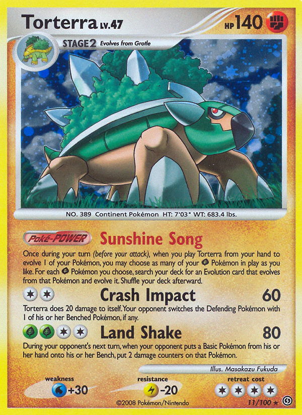 Stormfront Holo Torterra #11/100