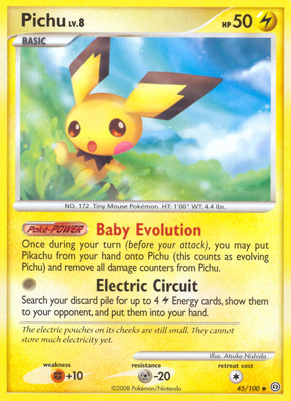 Stormfront Pichu #45/100