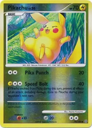 Stormfront Pikachu #70/100 reverse holo
