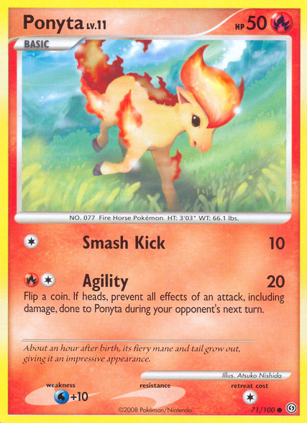 Stormfront Ponyta #71/100