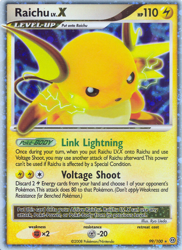 Stormfront Raichu LV. X #99/100