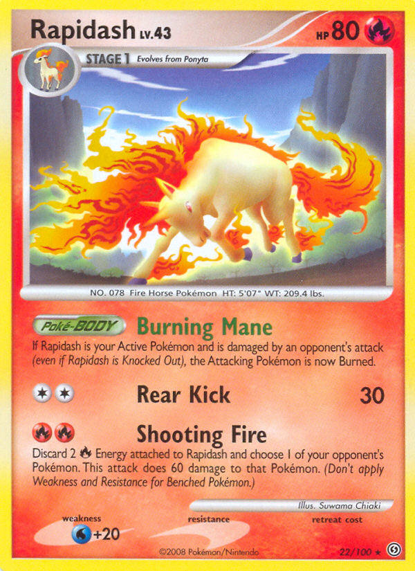 Stormfront Rapidash #22/100