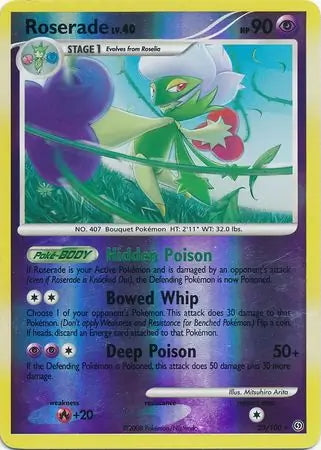 Stormfront Roserade #23/100 reverse holo