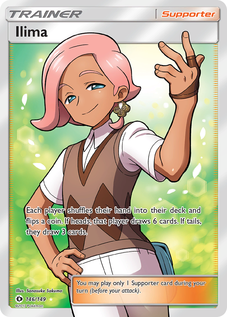 Sun & Moon Full Art Ilima #146/149