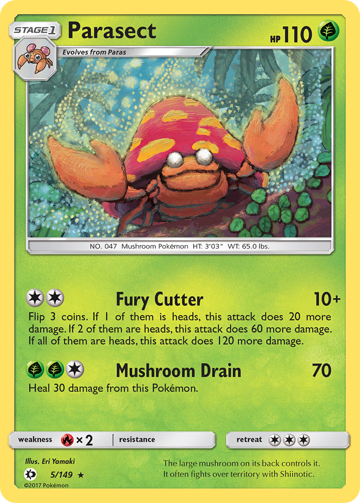 Sun & Moon Parasect #5/149