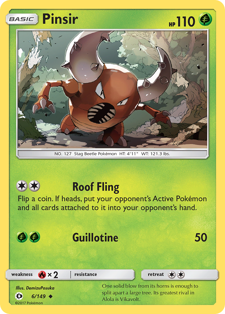 Sun & Moon Pinsir #6/149