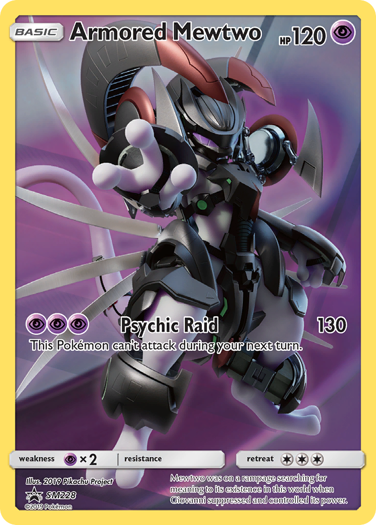 Sun & Moon Promo Armored Mewtwo #228