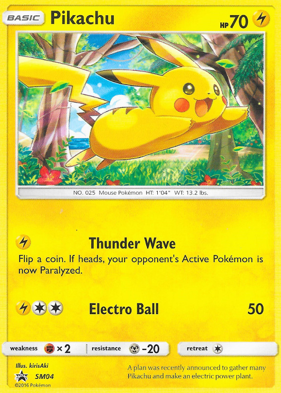 Sun & Moon Promo Pikachu #4