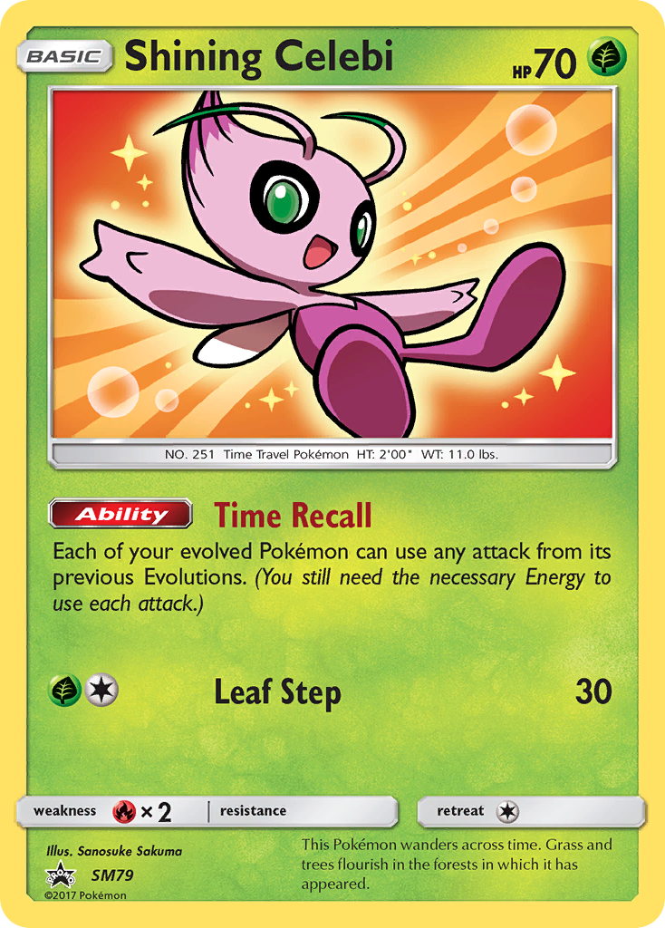 Sun & Moon Promo Shining Celebi #79