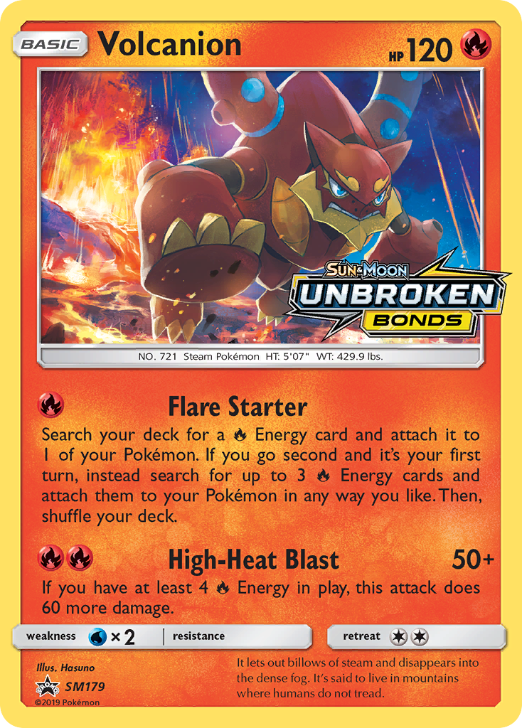 Sun & Moon Promo Volcanion #179