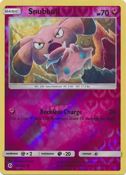 Sun & Moon Snubbull #90/149 reverse holo
