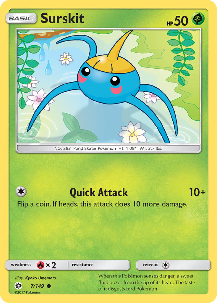Sun & Moon Surskit #7/149