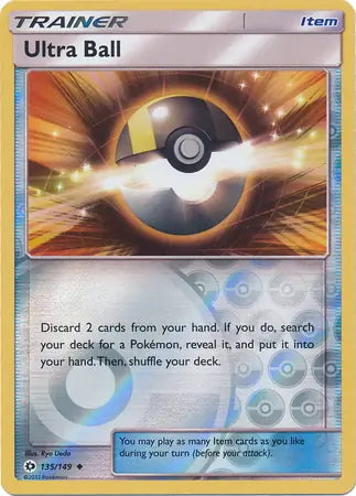 Sun & Moon Ultra Ball #135/149 reverse holo