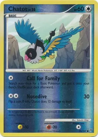 Supreme Victors Chatot #95/147 reverse holo