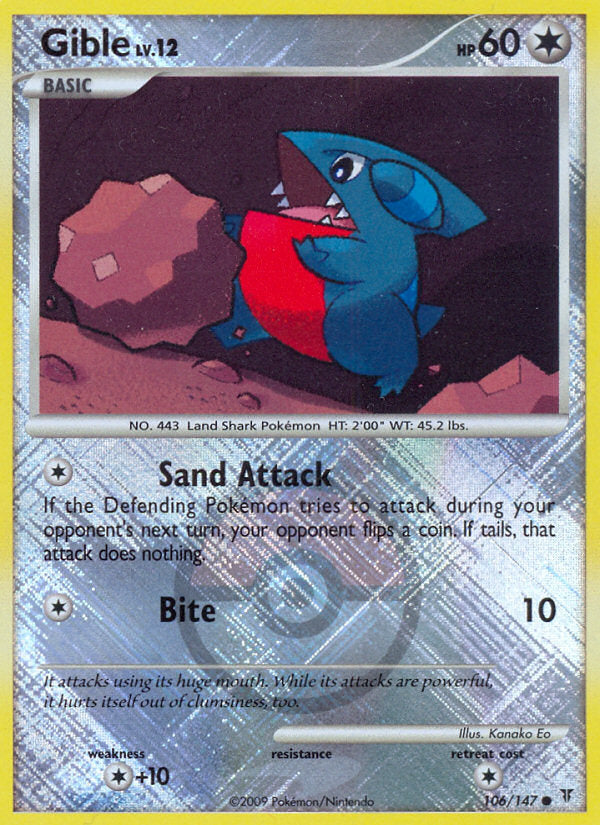Supreme Victors Gible #106 Championships Promo