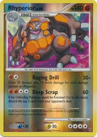 Supreme Victors Rhyperior #10/147 reverse holo