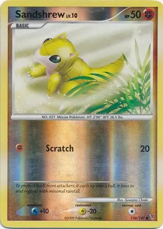 Supreme Victors Sandshrew #124/147 reverse holo