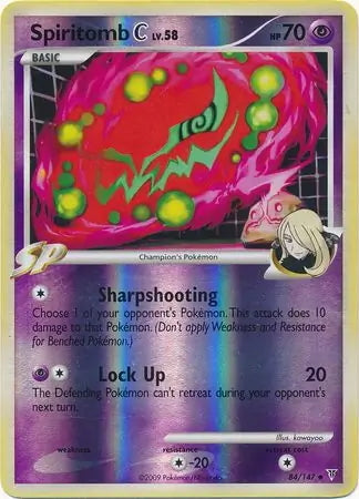 Supreme Victors Spiritomb C #84/147 reverse holo