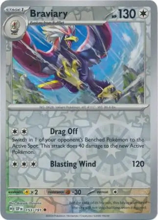 Surging Sparks Braviary #153/191 reverse holo