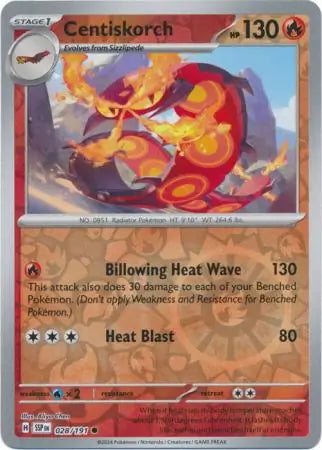 Surging Sparks Centiskorch #28/191 reverse holo
