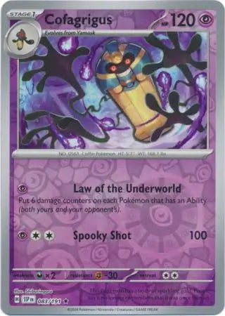 Surging Sparks Cofagrigus #83/191 reverse holo