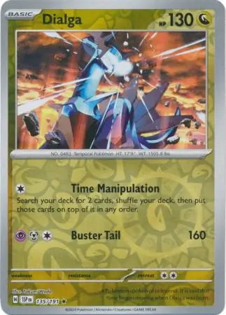 Surging Sparks Dialga #135/191 reverse holo