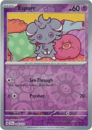 Surging Sparks Espurr #84/191 reverse holo