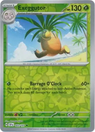 Surging Sparks Exeggutor #3/191 reverse holo