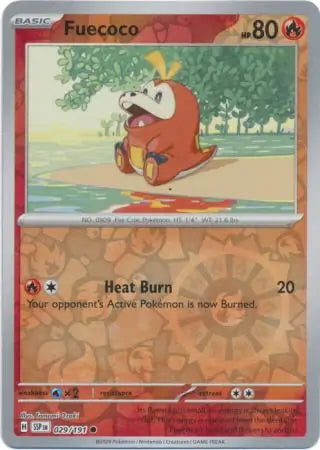 Surging Sparks Fuecoco #29/191 reverse holo
