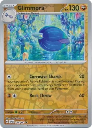 Surging Sparks Glimmora #115/191 reverse holo