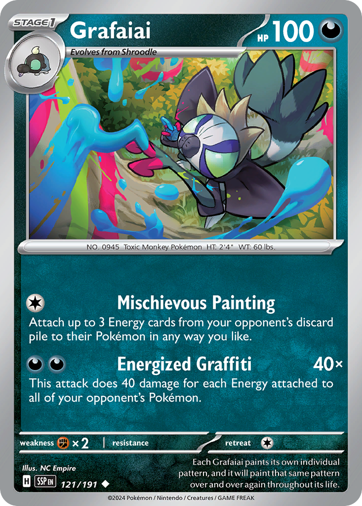 Surging Sparks Grafaiai #121/191