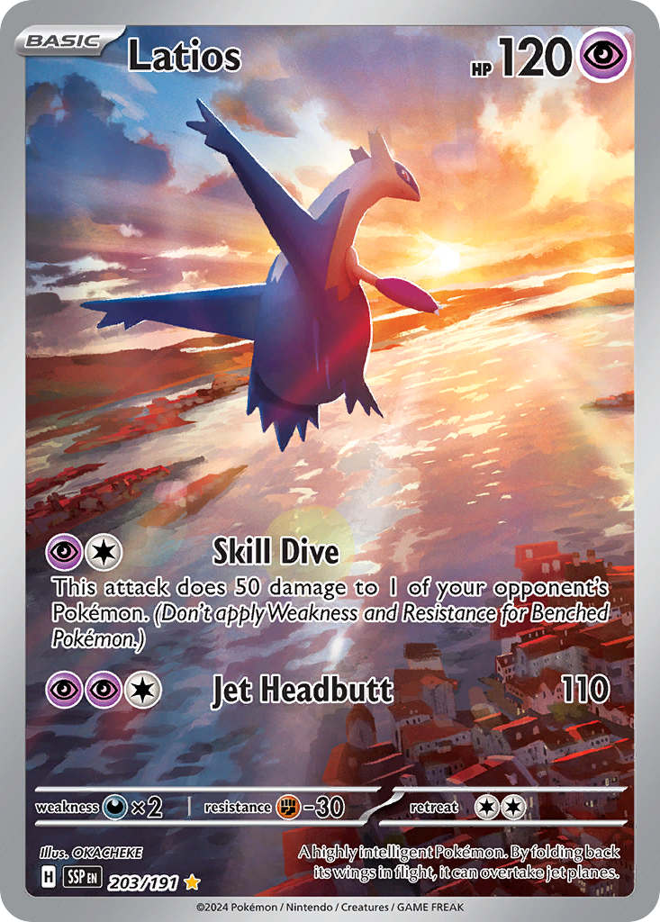 Surging Sparks Latios #203/191