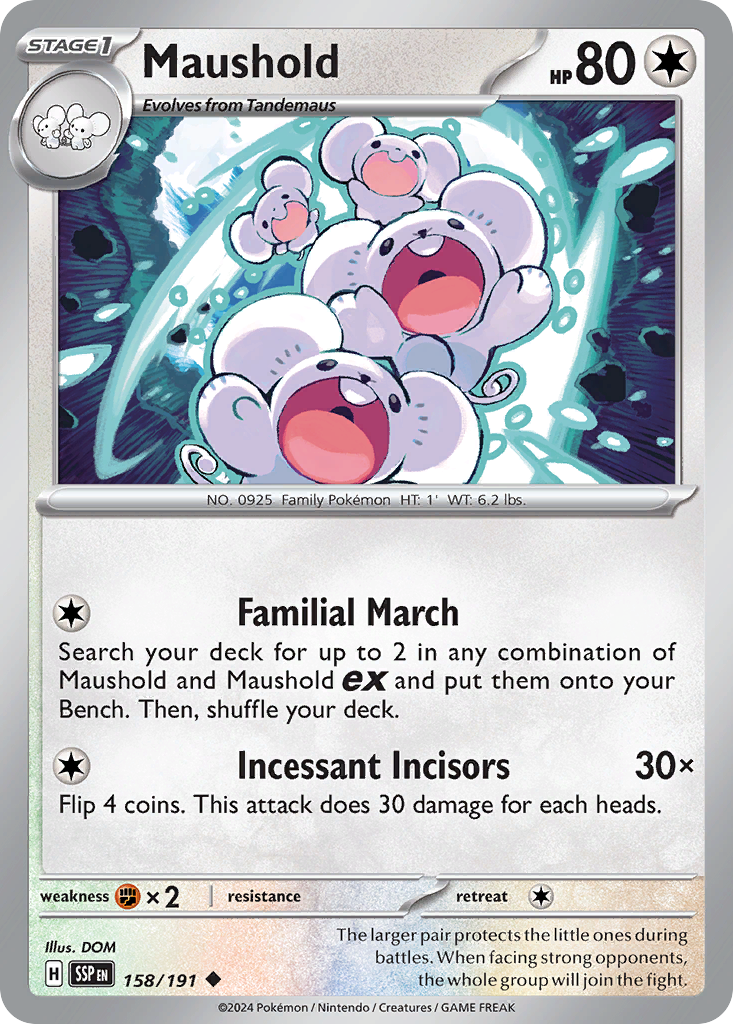 Surging Sparks Maushold #158/191