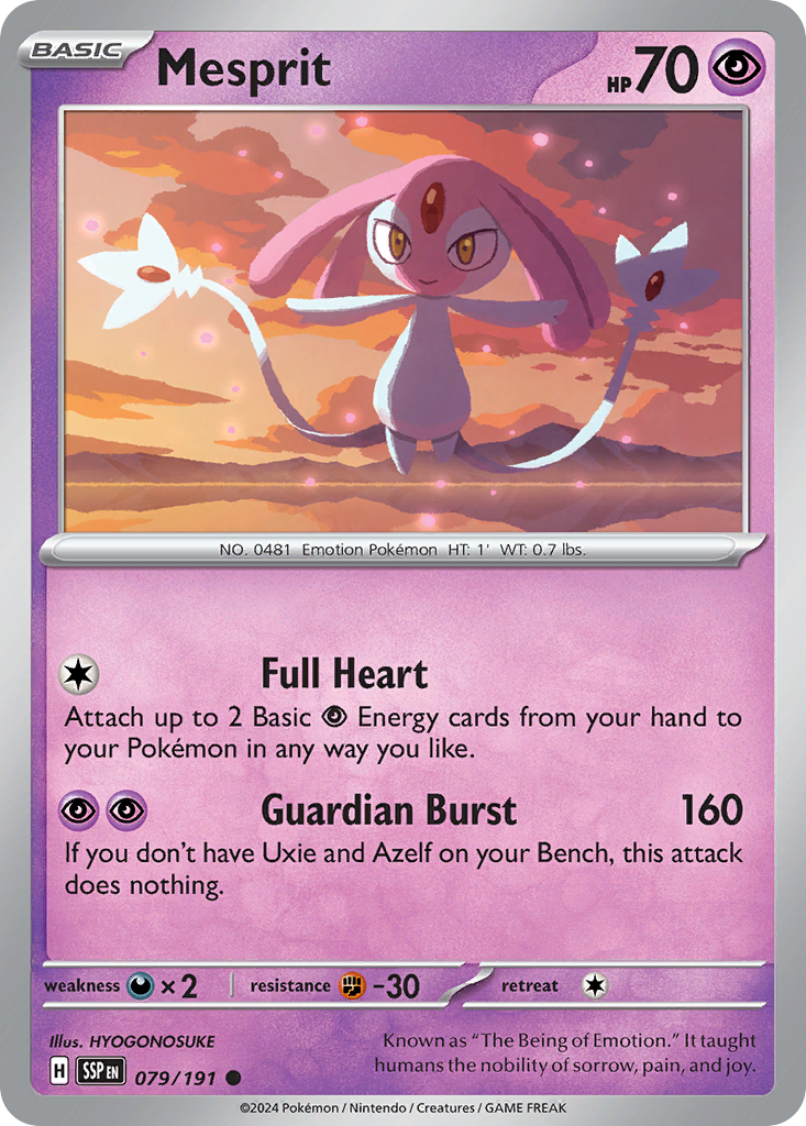 Surging Sparks Mesprit #79/191