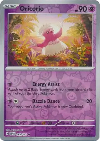 Surging Sparks Oricorio #89/191 reverse holo
