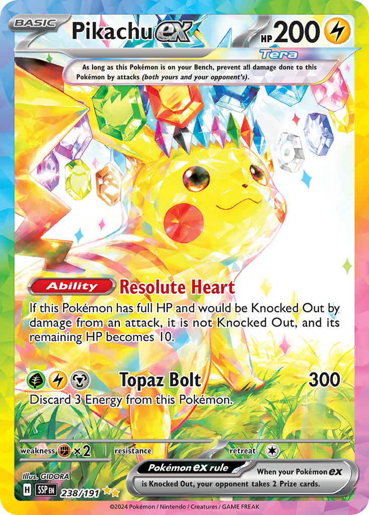 Surging Sparks Pikachu ex #238/191