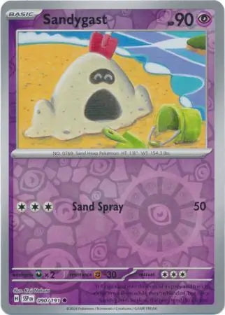 Surging Sparks Sandygast #90/191 reverse holo