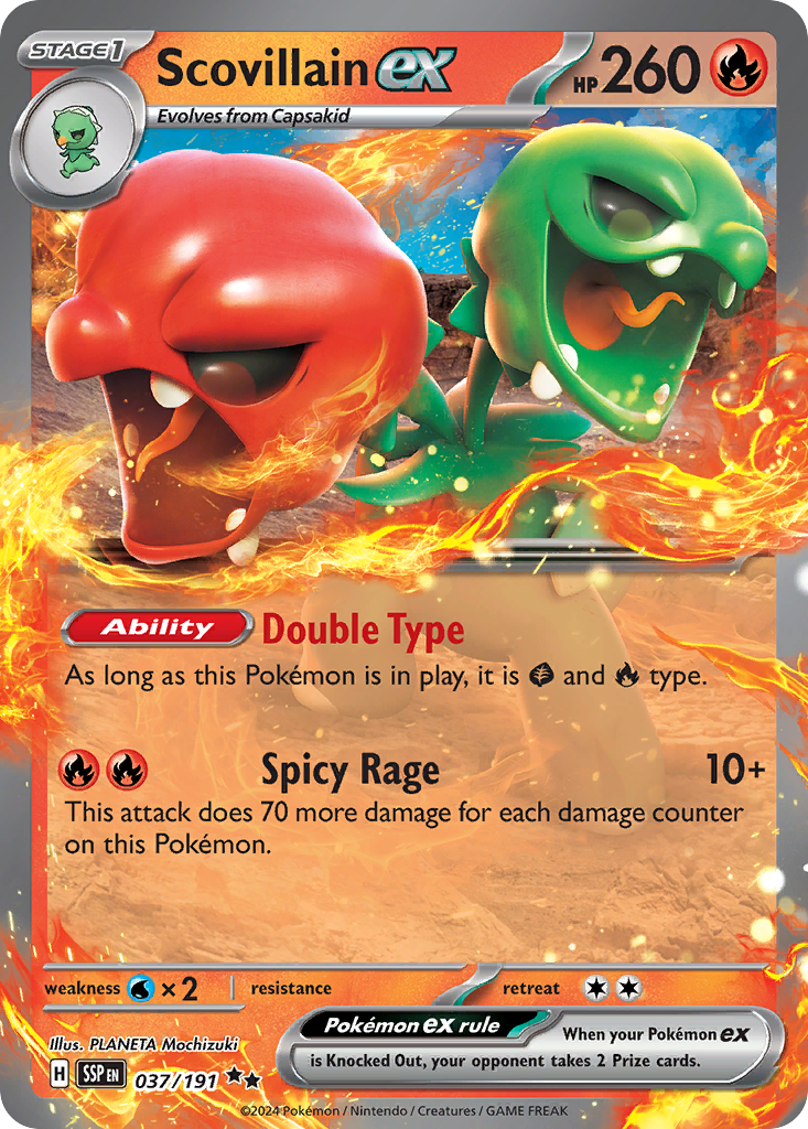 Surging Sparks Scovillain ex #37/191