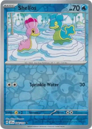 Surging Sparks Shellos #46/191 reverse holo