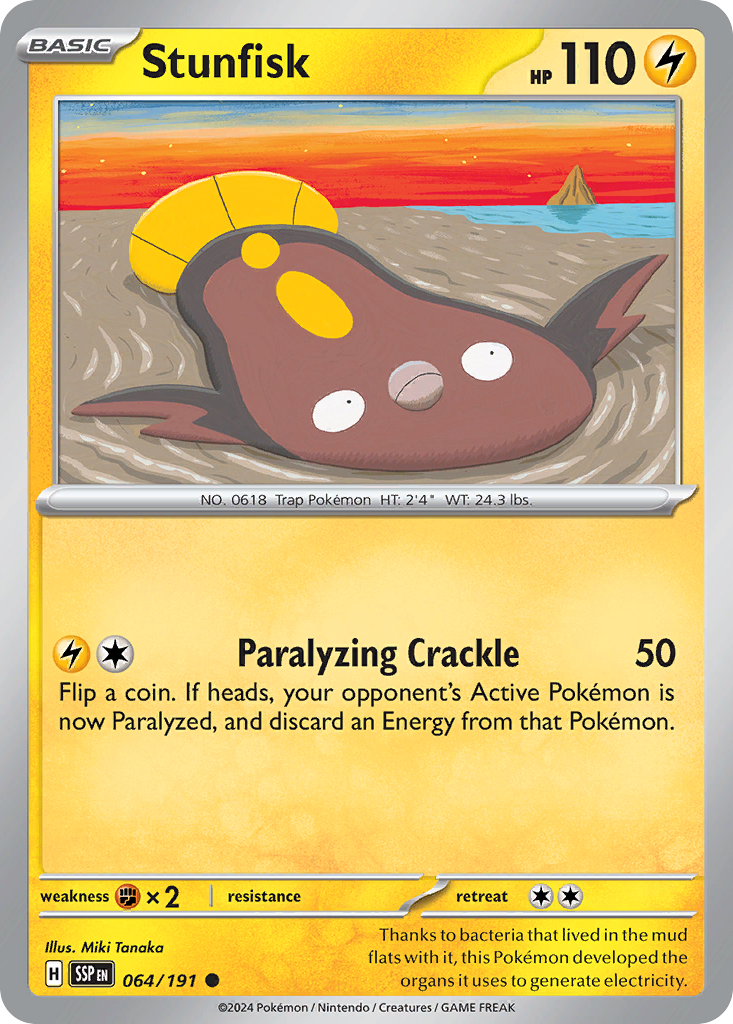 Surging Sparks Stunfisk #64/191