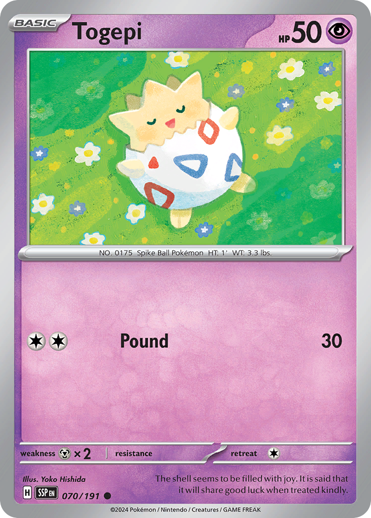 Surging Sparks Togepi #70/191