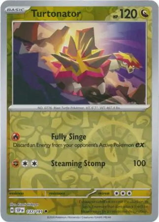 Surging Sparks Turtonator #137/191 reverse holo