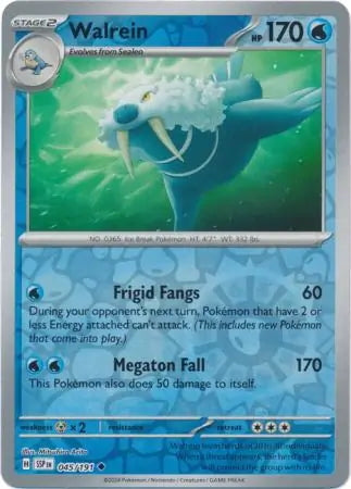 Surging Sparks Walrein #45/191 reverse holo