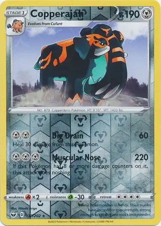 Sword & Shield Copperajah #137/202 reverse holo