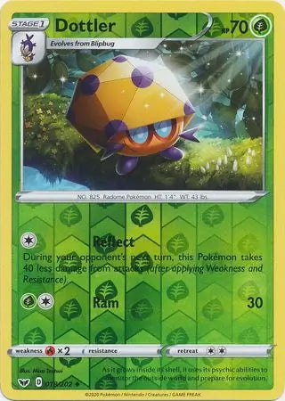 Sword & Shield Dottler #18/202 reverse holo