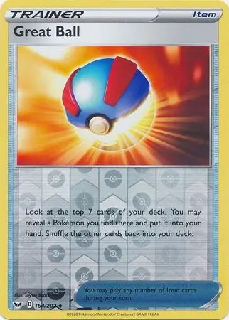 Sword & Shield Great Ball #164/202 reverse holo